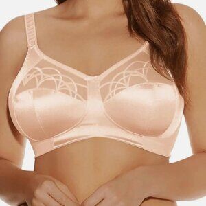 Elomi Cate Bra Latte 46DD Full Coverage NWT Nude Full Figure Underwire